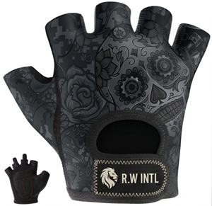 weightlifting cycling Gym gloves with custom design and pattern and custom logo - Product Image 5