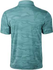 Camisa Casual de Algodón para Hombre, Manga Corta, Color Sólido, Ecológica, de Secado Rápido, Personalizable, para Golf - Product Image 4