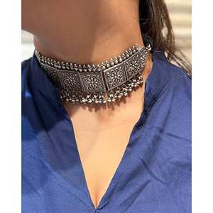 Collier ras de cou Meera Jaipur Tribal Rangoli Fashion - Product Image 6