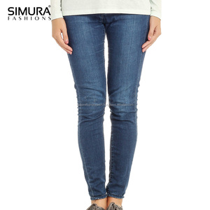 Jean slim extensible taille basse pour femme et fille, design élégant et tendance, idéal pour le shopping en ligne - Product Image 4