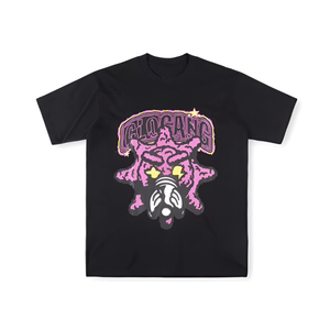 T-shirt noir à manches courtes pour homme, col rond, coupe classique, jersey tricoté, couleur unie, logo sur le devant, design respirant - Product Image 1