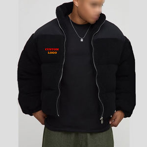 Blouson Bomber Léger en Velours pour Homme, Vente Chaude OEM, Col Montant Personnalisé, Imperméable et Coupe-Vent, Idéal pour l'Hiver et les Activités de Plein Air - Product Image 1