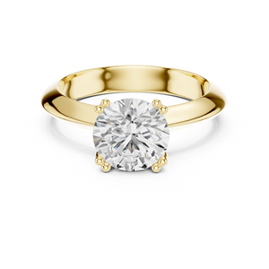 Anillo Solitario de Diamante Cultivado en Laboratorio de 1.50 CT, Oro Sólido de 14K, VS VVS EF, Corte Brillante Redondo, para Uso Diario, Boda, Estilo Moderno - Product Image 1