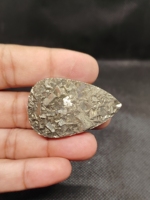 Pyrite Druzy Cabochon 100% Naturelle Dorée Véritable Pierre Précieuse en Vrac pour la Fabrication de Bijoux Tailles Personnalisées Disponibles Mariage Chrétien