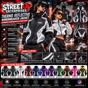 Wholesale Custom Logo <b>Men's</b> Stylish Rain <b>jacket</b> for <b>men</b> Polyester Outdoor Waterproof Coat with Reflective Stripe Winter Season - Product Image 6