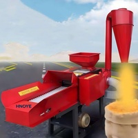 Machine à hacher l'herbe à moteur diesel/essence 2026, 2,2 kW, double carburant, pour ensilage, fourrage et aliments pour animaux