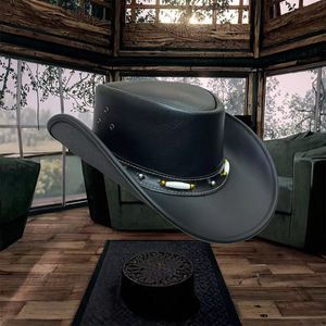 Sombrero de Piel Sintética PU de Alta Calidad al por Mayor, Color Sólido, Transpirable, Moderno, para Deportes al Aire Libre, Playa, Hombres y Mujeres, con Logotipo Personalizado - Product Image 4