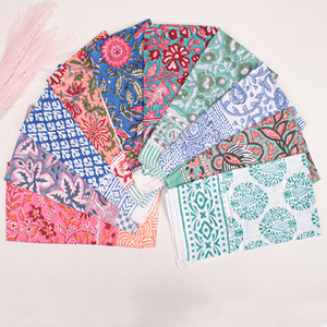 Pañuelo Cuadrado de Algodón con Estampado Floral Bohemio, Multifuncional, para la Cabeza o el Cuello, Uso Casual, Accesorio de Primavera/Verano, Agradable al Tacto - Product Image 5