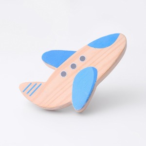 Handmade Modern <b>Wooden</b> Aeroplan Drawer Knobs for <b>Kids</b> Blue Dresser Cabinet Door Handles Cupboard Pulls <b>Kitchen</b> Use Wholesale - Product Image 3