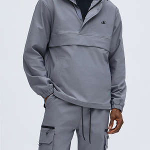 ชุดแจ็คเก็ตฮู้ด Anorak พรีเมียมเทคแวร์ กางเกงคาร์โก้จ็อกเกอร์ ชุดเซ็ต unisex เสื้อกันลมน้ำหนักเบา ชุดออกกำลังกายแบบ Co-Ord บริการ OEM ODM - Product Image 2