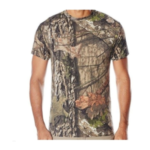 Men's Camouflage Hunting T-Shirt Short Sleeve Breathable Polyester Summer Outdoor Wear - Product Image 2