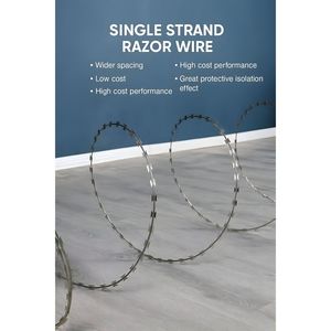 Rotolo di Filo Spinato Zincato a Doppia Linea da 50 Piedi per Recinzione - Product Image 6