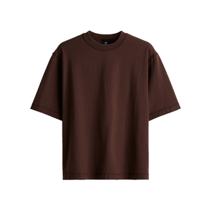 Custom Logo Streetwear <b>Box</b> Cut T-Shirt Heavyweight 320g Breathable Sublimation Printed Oversized Boxy Fit T-shirt Men - Product Image 1
