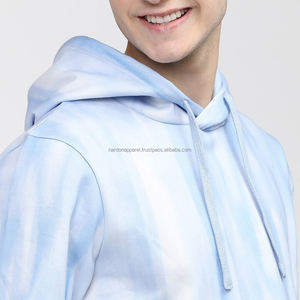 Nardon Apparel Streetwear Sweat à capuche en molleton de coton pour hommes Casual Oversized With Pocket Plain Hoodies - Product Image 6