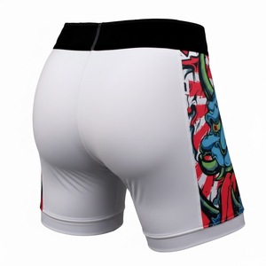 กางเกงบ็อกเซอร์แบบสวมสำหรับผู้ชาย MMA แบบซับลิเมชั่นสั่งทำพิเศษ สำหรับการฝึกซ้อมและออกกำลังกายประสิทธิภาพสูง - Product Image 2