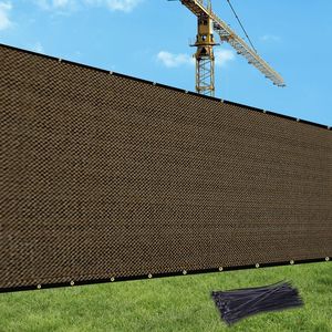 Prodotto per Recinzioni e Cancelli in HDPE Marrone 8x50, Durevole e Resistente - Product Image 1