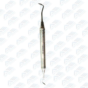 Instrumentos de laboratorio dental CE: Pulidores de acero de doble punta manuales para implantes, pulidor con forma de zanahoria - Product Image 3