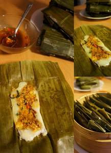 Banh Nam Vietnamita Tradicional, Pastel de Arroz al Vapor Rectangular con Especias y Hierbas, Congelado, de Hue - Product Image 4