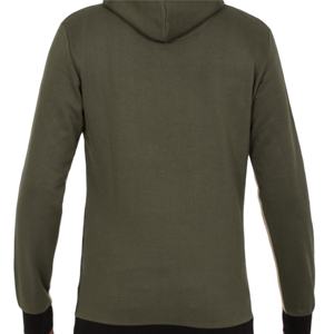 Sweat à capuche de luxe épais pour homme 100 % coton, motif uni, impression sérigraphique, streetwear écologique pour l'hiver - Product Image 3