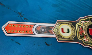Ceinture de champion des Miami Hurricanes, taille adulte, modèle Legacy, en alliage de zinc de qualité supérieure, doublure en cuir PU de 2 mm/4 mm, durable - Product Image 4