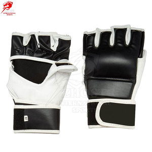 Guantes de MMA duraderos con palma abierta y correa de muñeca ajustable para entrenamiento en gimnasio, boxeo y grappling - Product Image 1