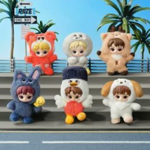 พวงกุญแจตุ๊กตา RIIZE Fluffy Club Series ชุดดนตรีเคป๊อป ตุ๊กตาเกาหลี แต่งตัวเป็นสัตว์ ผลิตในเกาหลี เหมาะสำหรับทุกวัย - Product Image 1