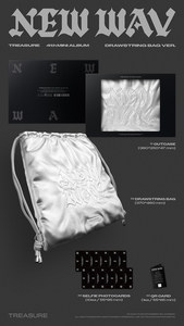 TREASURE - [ NEW WAV ] 4TH MINI (VERSION SAC À CORDON) Album CD KPOP, best-seller en Corée, pour tous les âges - Product Image 5