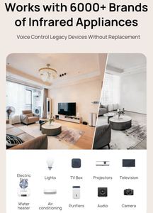 Tuya SS200 Smart Voice Gateway WiFi & Zigbee, haut-parleur tout-en-un, fonctionne avec l'application Tuya Smart Life pour une domotique mains libres - Product Image 4