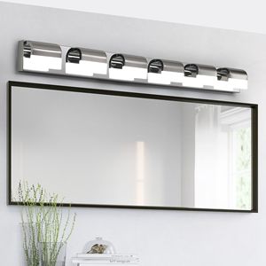 Moderna Lampada da Bagno a 6 Luci LED Sopra lo Specchio, Illuminazione da Parete per Bagno - Product Image 1
