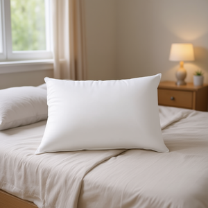 Almohada Minimalista Sólida y Esponjosa de 40x60 cm, Relleno 100% Fibra de Poliéster, Almohada Cómoda para Dormir - Product Image 2