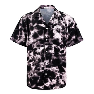 Custom Hawaiian Beach <b>Shirt</b> for Men with Tropical Print Short Sleeve <b>Button</b> Up Summer Vacation <b>Shirt</b> OEM Wholesale Supplier - Product Image 1