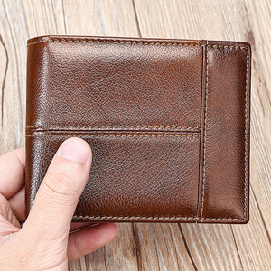 Direct Factory Supply High Quality Vintage Zipper Attractive Design Wholesale Men's <b>Wallet</b> <b>RFID</b> <b>Blocking</b> Polyester Daily Use - Product Image 1