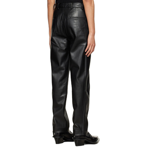 Pantalon en cuir pour homme, qualité supérieure, prix abordable, imperméable, respirant, léger, coupe droite, décontracté, vente en gros - Product Image 2