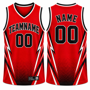 Maillots de basket-ball personnalisés 100% polyester, sublimation intégrale, tenues d'équipe OEM, kits personnalisés XL, nom et numéro personnalisés - Product Image 3