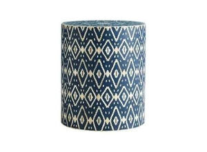 Modern Bone Inlay <b>Resin</b> <b>Top</b> Storage Coffee <b>Table</b> Drum End <b>Table</b> Fabric Side <b>Table</b> Living Room Furniture - Product Image 3