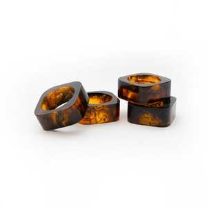 Custom <b>names</b> here wooden crafted napkin <b>ring</b> here wood craft new luxury table decor here - Product Image 4