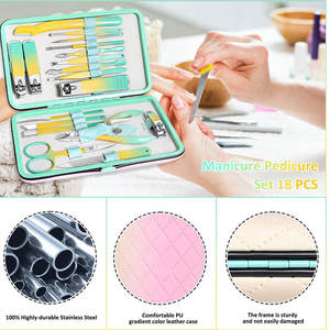 Manicure Set & Pedicure <b>Kit</b> Stainless Steel Fingernail & Toenail Clipper Cutters <b>Nail</b> Care Tools - Product Image 6