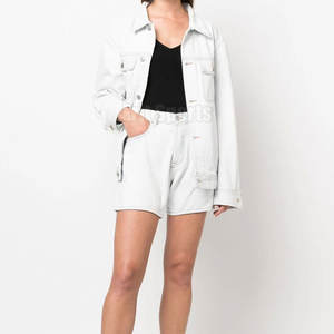 Veste en jean pour homme de qualité supérieure fabriquée au Pakistan, 100% coton, col montant, logo sur le devant, design personnalisé, prix de gros - Product Image 3