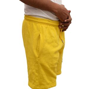 Pantalones Cortos Casuales para Hombre, 100% Algodón, con Logotipo Personalizado, Estampado Puff, Gruesos, Amarillos, Transpirables - Product Image 3