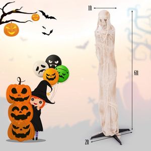 Decorazione di Halloween a forma di Mummia da 1,8 m con Occhi Rossi Luminosi a LED ed Effetto Animato - Product Image 5