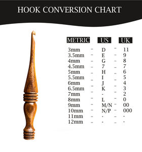 Ganchillo de Madera Simple de Calidad Premium con Mango Ergonómico, Diseño Recto Ecológico y Duradero para Trabajos con Hilo Fáciles - Product Image 6