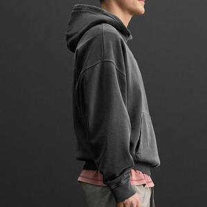 Sudaderas con Capucha de Invierno para Hombre 2026 de Alta Calidad - 100% Algodón con Forro Polar, Oversize, Antiarrugas, Transpirables, Ajuste Holgado - Product Image 3