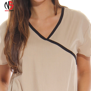 Uniforme de Enfermería de Hospital de Primera Calidad, Tejido de Mezcla de Algodón, Color y Talla Personalizables, Servicio OEM, Último Diseño - Product Image 5