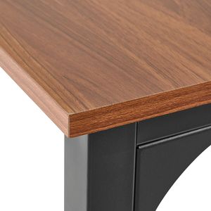 Tavolo da Pranzo Rettangolare Grande in Legno da 71 Pollici per 6-8 Persone, Stile Rustico Farmhouse, Scrivania da Conferenza Stabile - Product Image 4