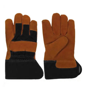 Guantes de Trabajo de Cuero en Oferta, Guantes Cortos de Cuero Resistentes al Calor, Guantes de Protección de Cuero con Servicio OEM - Product Image 6