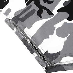 Sweat à capuche camouflage pour homme en mélange coton-polyester, motif nature, capuche à cordon de serrage, poche kangourou - Product Image 3