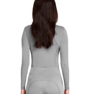 T-shirt unisexe personnalisé en tissu polaire polyester/nylon, col rond, manches longues, coupe ajustée, respirant, anti-rétrécissement, haut d'été, OEM - Product Image 4