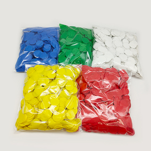 Customizable Size Circles Glitter Confetti <b>Tissue</b> <b>Paper</b> Petal-Shaped Non-Toxic 4-Color Printed Party Favor for Wedding Event - Product Image 5