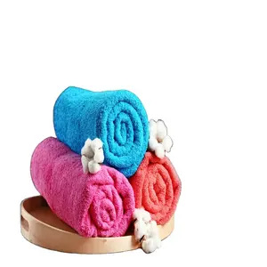 Werbeartikel hochwertige Baumwoll-Golfhandtuch Handbadetuch aus Indien Großhandel mit schönen Mustern und Designs für Unisex