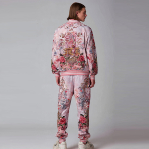 OEM Sublimation <b>Polyester</b> <b>Tracksuit</b> Men Zipper Sublimation Jacket Sweatpants Winter Jogger Sublimated <b>Tracksuits</b> Men's - Product Image 3